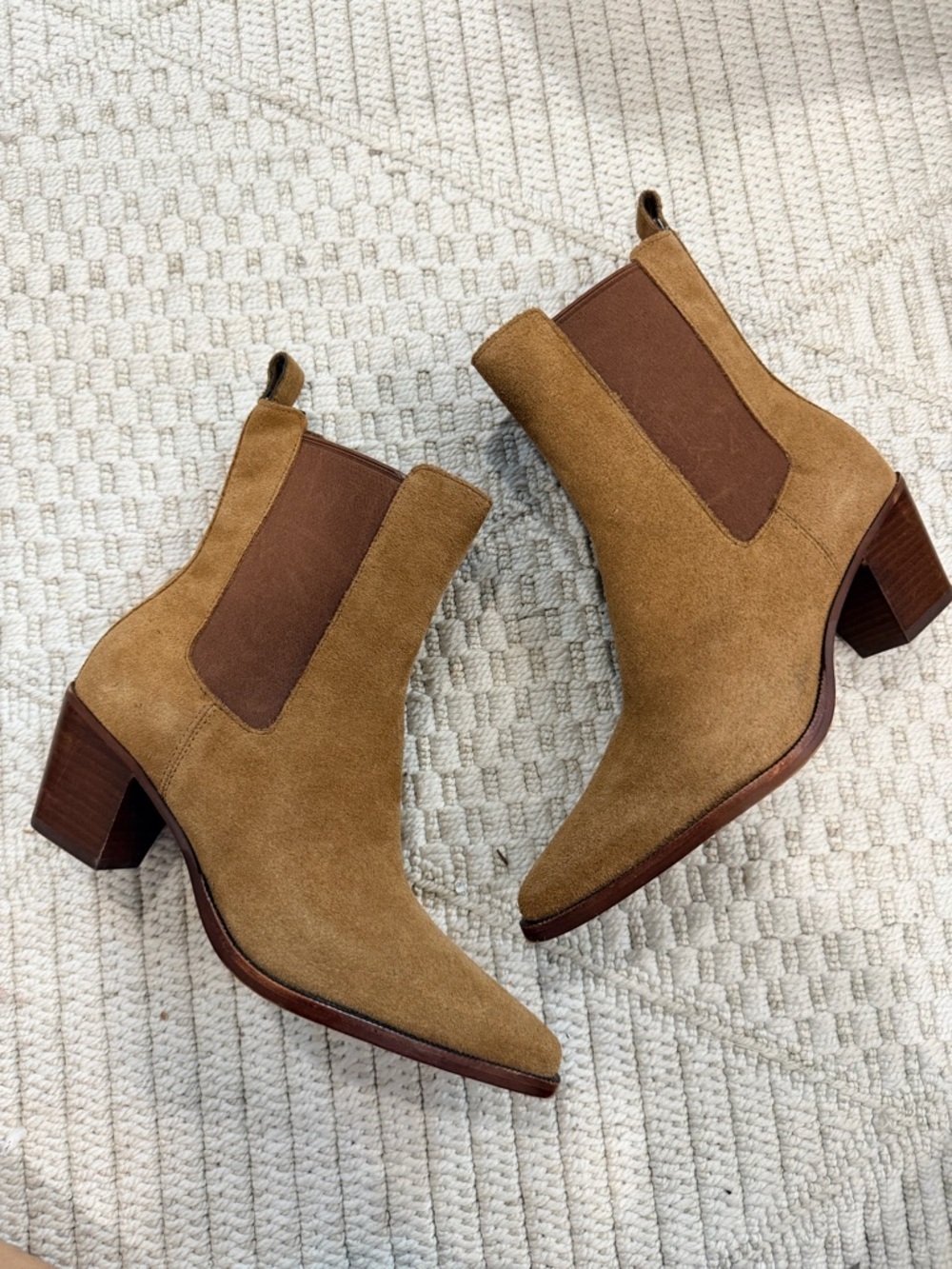 Dolce Vita Shadie H2O Booties Brown Suede - Picture 2 of 7